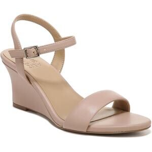 Naturalizer Women's 6M Mauve Bristol Wedge Heel Ankle Strap Sandals Party LB7-16